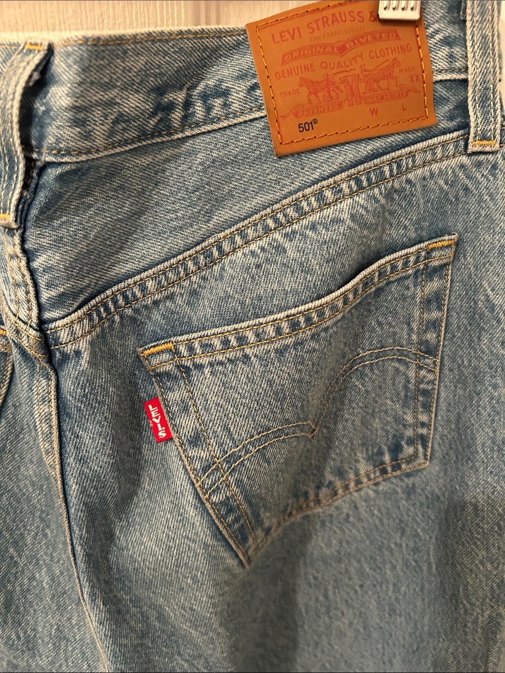 Levi's 501 Women‘s W29/L32 Light Blue Jeans